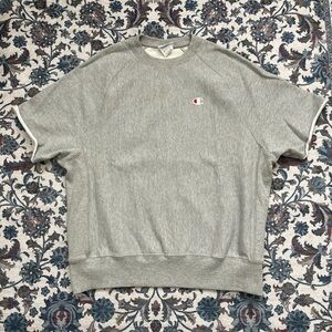 Champion Light Gray Crewneck Sweater